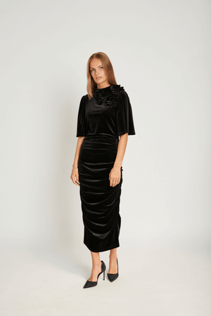 LENA DRESS BLACK