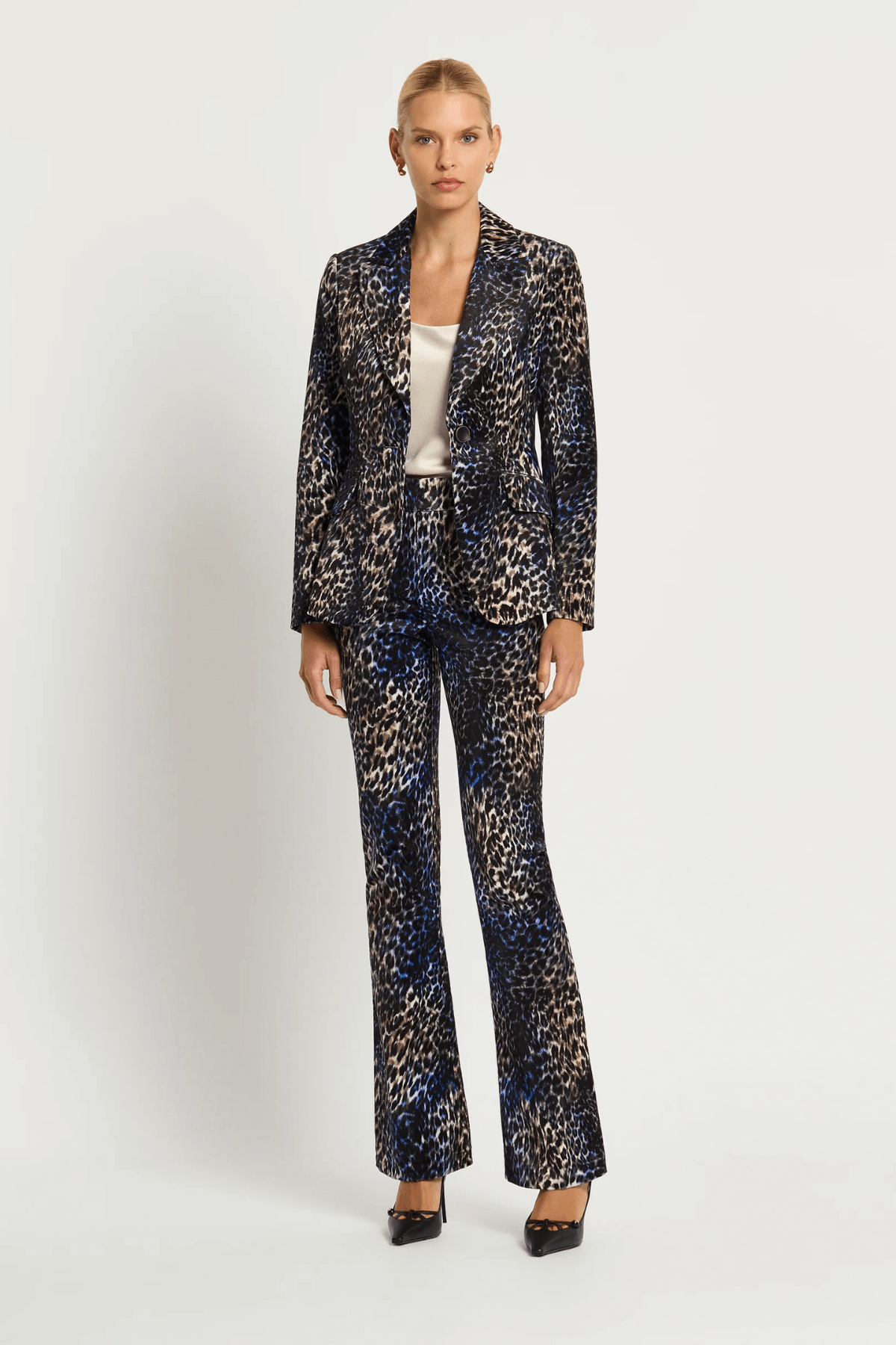 LEO BLAZER CHOCOLATE/BLUE