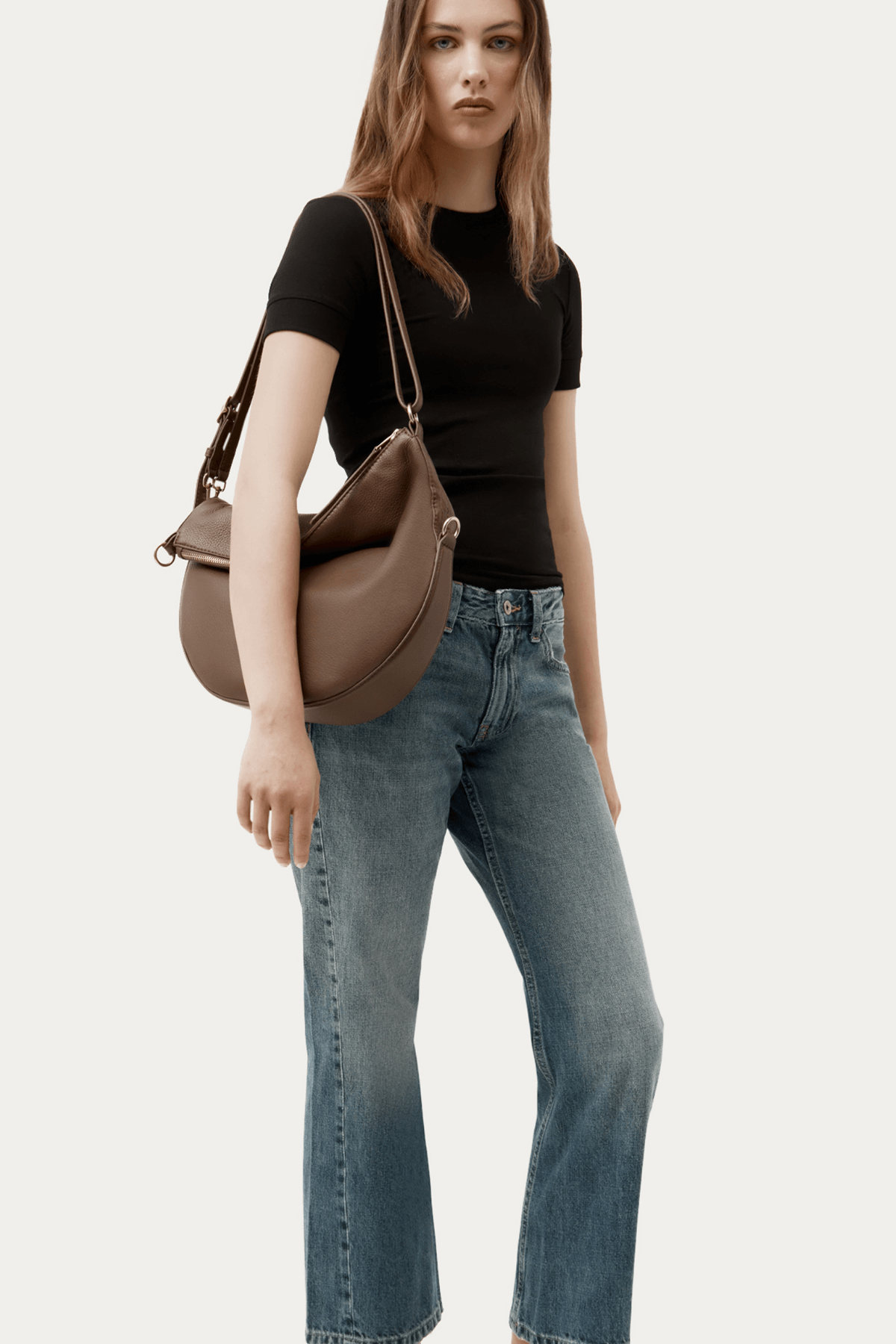 LEOPARD HOBO COCOA