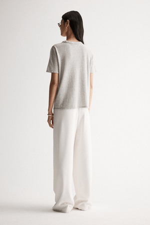 LEWIE KNIT TOP GREY MARLE
