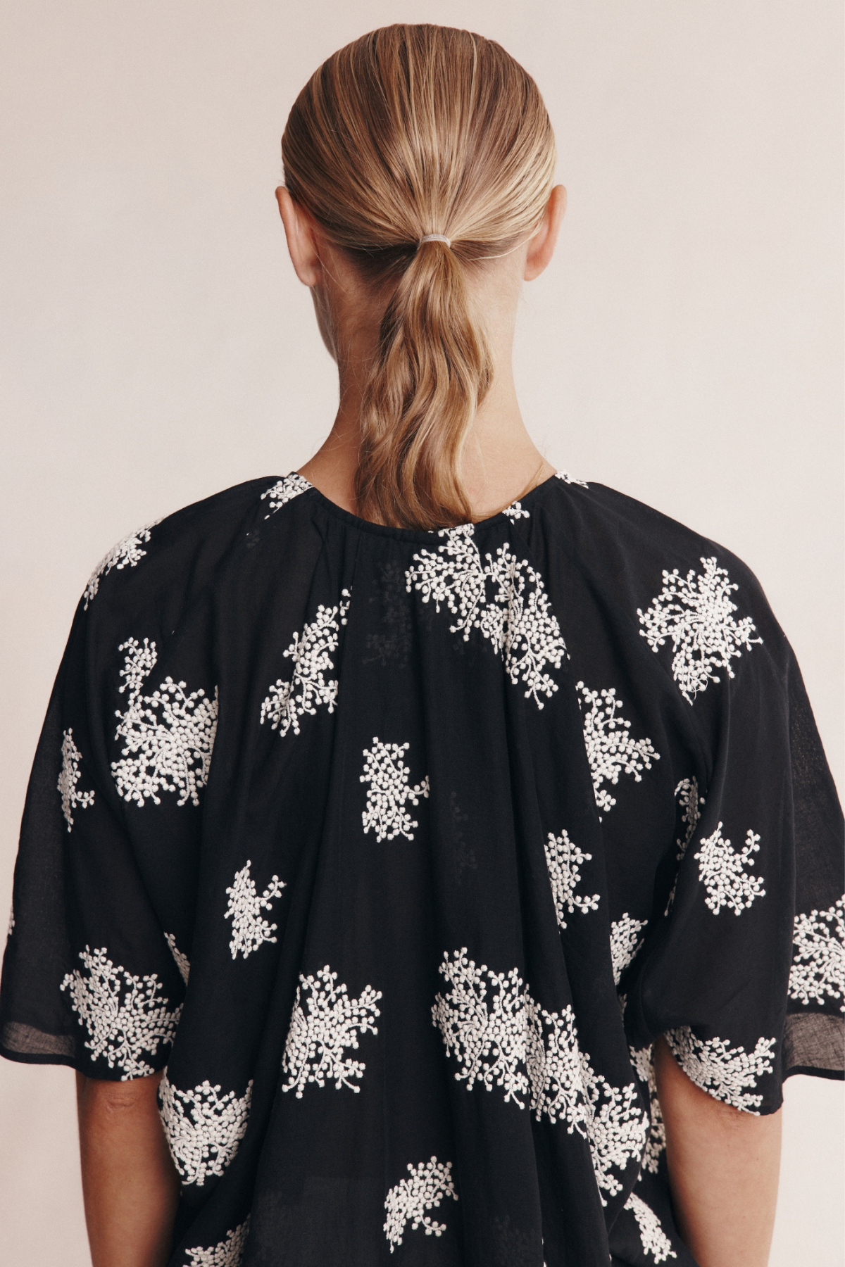 LIBERTY SHORT SLEEVE SHIRT RICE FLOWER