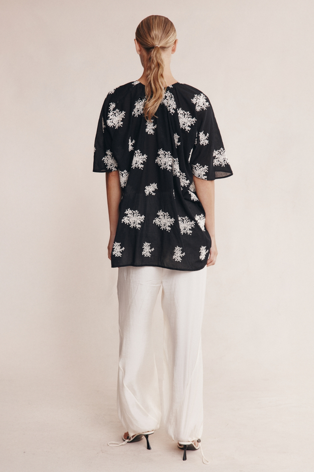 LIBERTY SHORT SLEEVE SHIRT RICE FLOWER