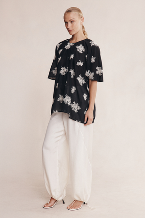 LIBERTY SHORT SLEEVE SHIRT RICE FLOWER