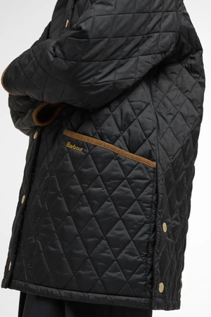 ICONS MODERN LIDDESDALE QUILTED JACKET BLACK/CLASSIC