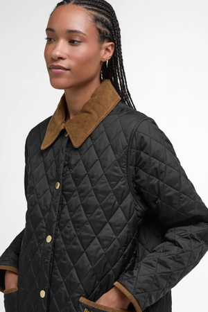 ICONS MODERN LIDDESDALE QUILTED JACKET BLACK/CLASSIC