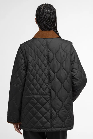 ICONS MODERN LIDDESDALE QUILTED JACKET BLACK/CLASSIC