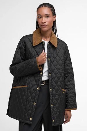 ICONS MODERN LIDDESDALE QUILTED JACKET BLACK/CLASSIC
