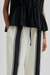 LIE BLOCK STRIPE PANT WHITE