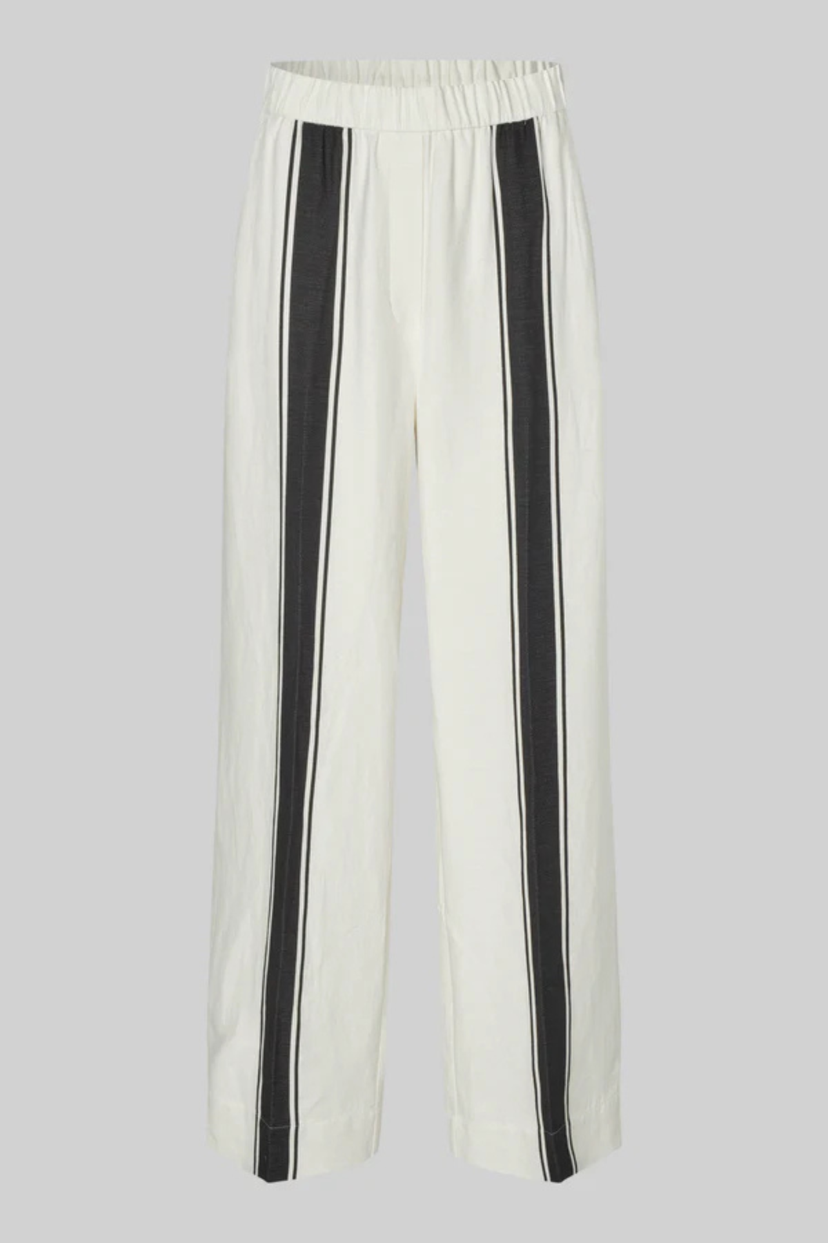 LIE BLOCK STRIPE PANT WHITE