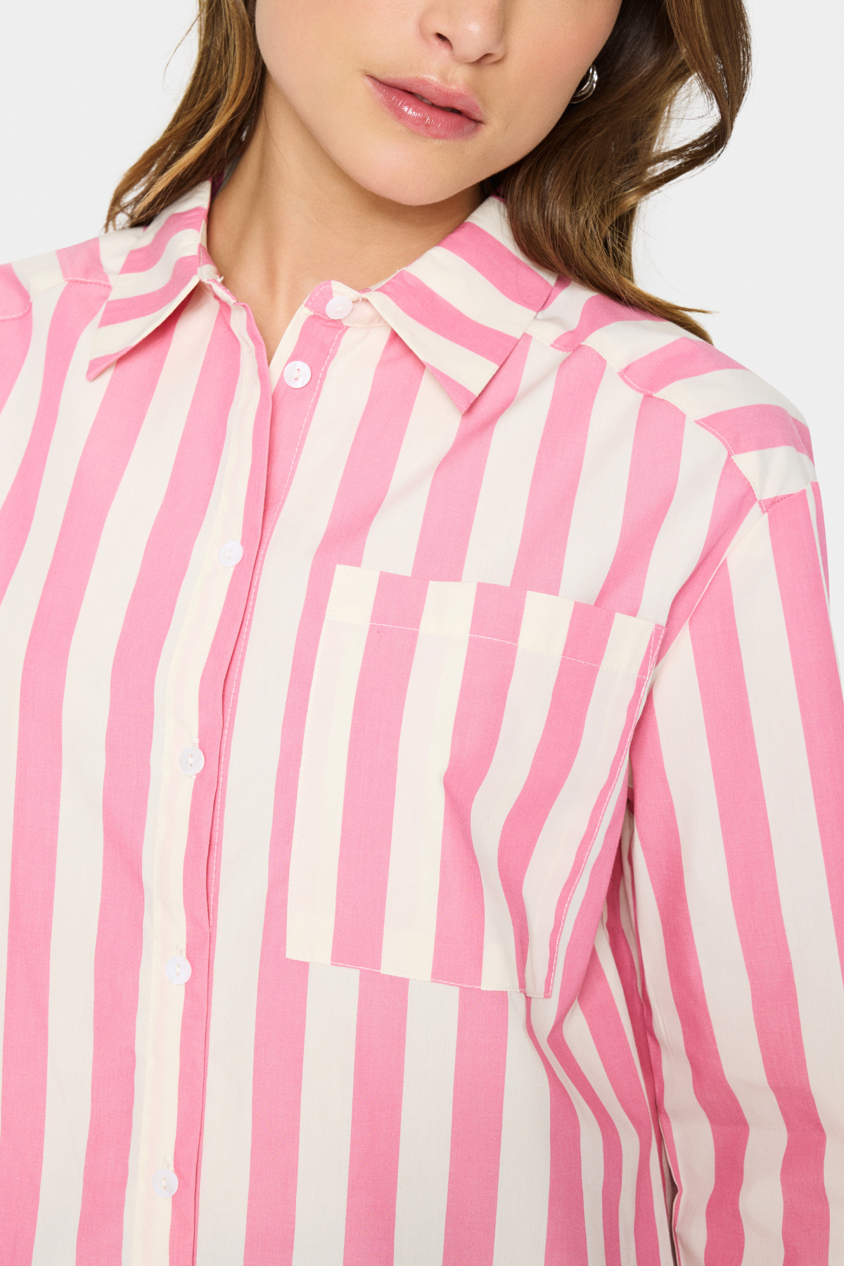 LIEKE SHIRT FRUIT DOVE ICE STRIPE PINK