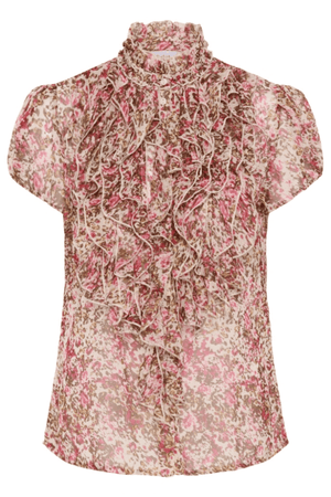 LILJA CRINKLE SHIRT BALLERINA BRUSHED BLOOM