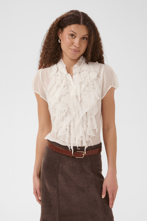 LILJA CRINKLE SHIRT ICE