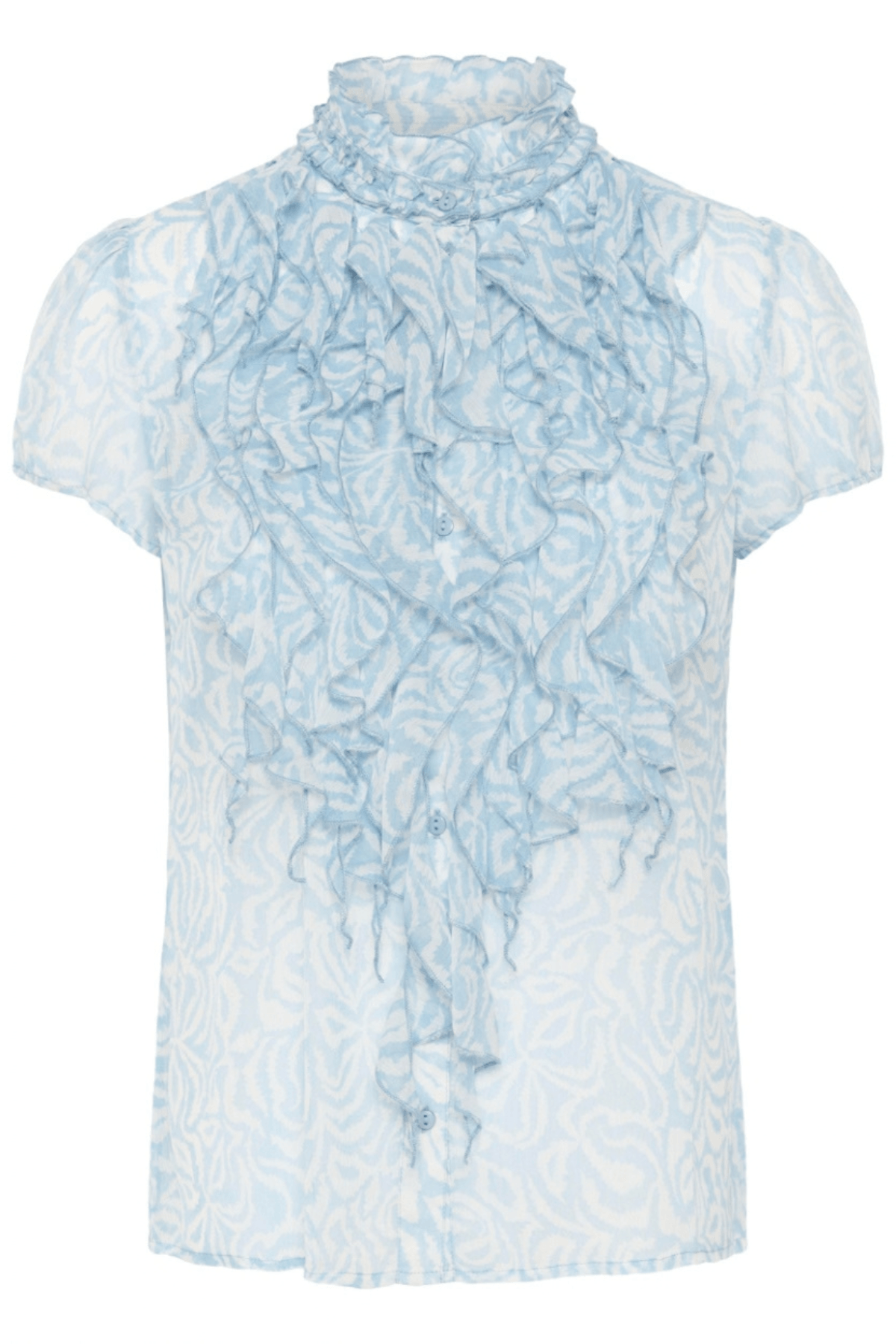 LILJA CRINKLE SHIRT CERULEAN BLUE