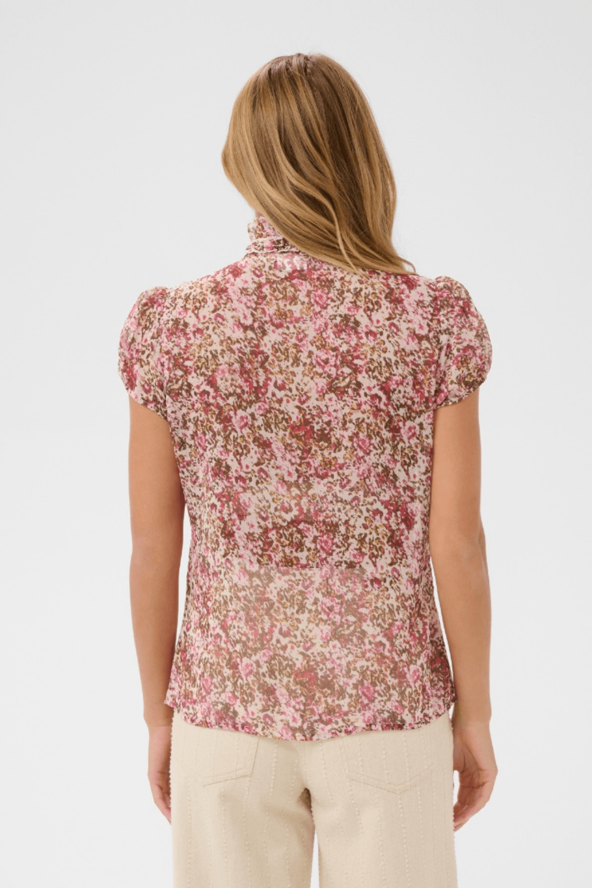 LILJA CRINKLE SHIRT BALLERINA BRUSHED BLOOM