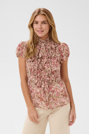 LILJA CRINKLE SHIRT BALLERINA BRUSHED BLOOM