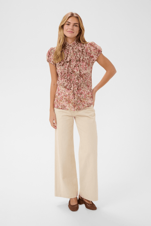 LILJA CRINKLE SHIRT BALLERINA BRUSHED BLOOM