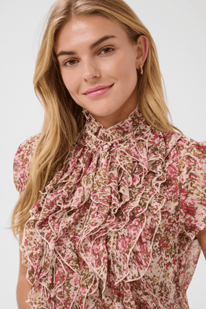 LILJA CRINKLE SHIRT BALLERINA BRUSHED BLOOM