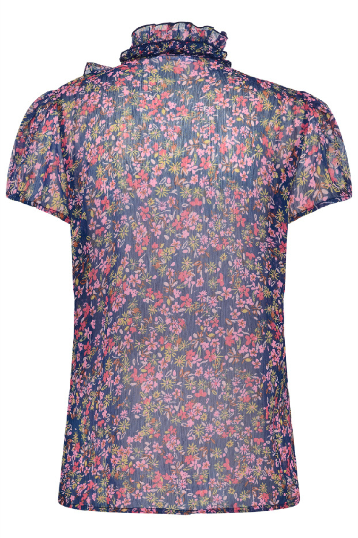 LILJA SHIRT NAVY PEONY BLOOM