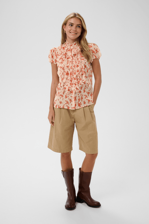 LILJA SHORT SLEEVE SHIRT SEEDPEARL VALIANT