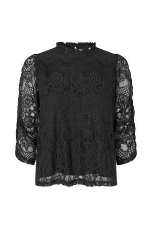 LILOU BLOUSE BLACK