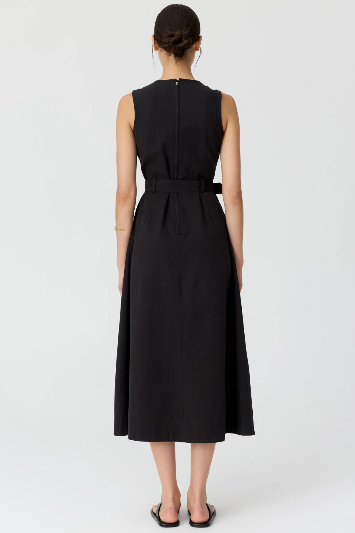 LIRA BELT DRESS OFF BLACK