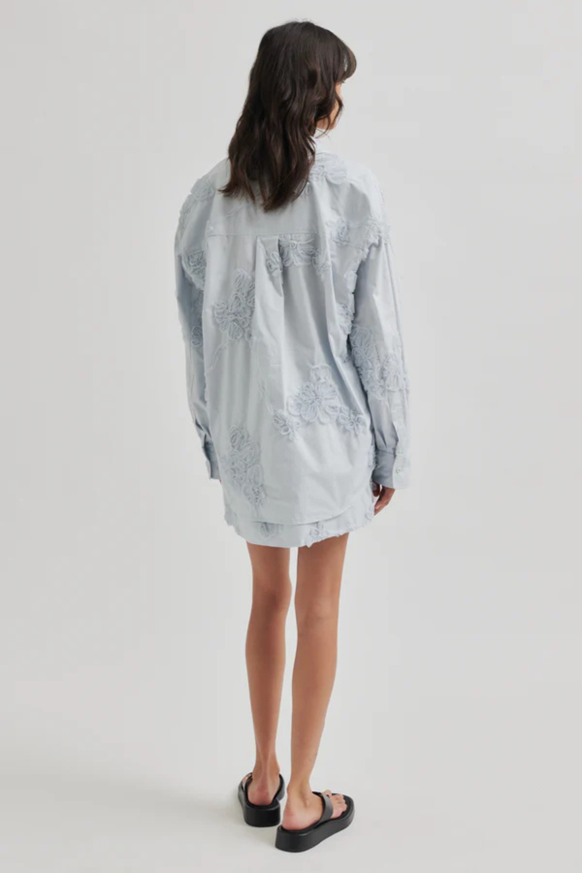 LIVERNO PRINTED SHIRT GRAY DAWN