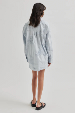 LIVERNO PRINTED SHIRT GRAY DAWN