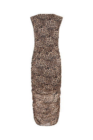 LOLU MAXI DRESS LEOAPRD PRINT