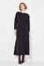THE LONG SLEEVE CAPRI DRESS FRENCH NAVY