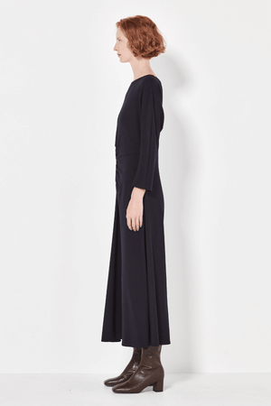 THE LONG SLEEVE CAPRI DRESS FRENCH NAVY