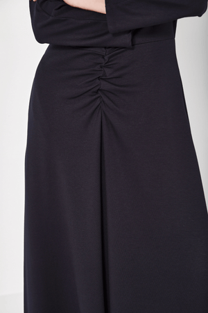 THE LONG SLEEVE CAPRI DRESS FRENCH NAVY