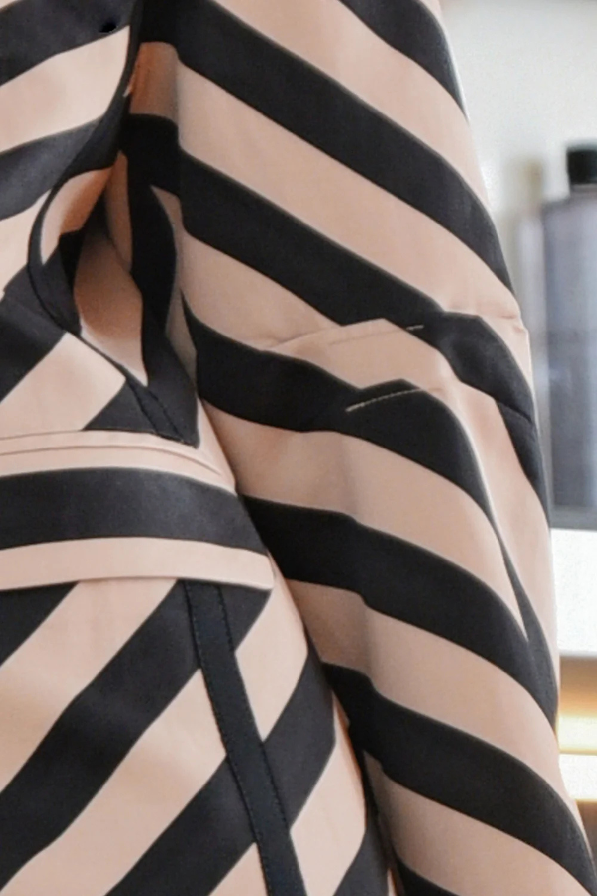 LOVE AT FIRST TUX JACKET CHEVRON STRIPE