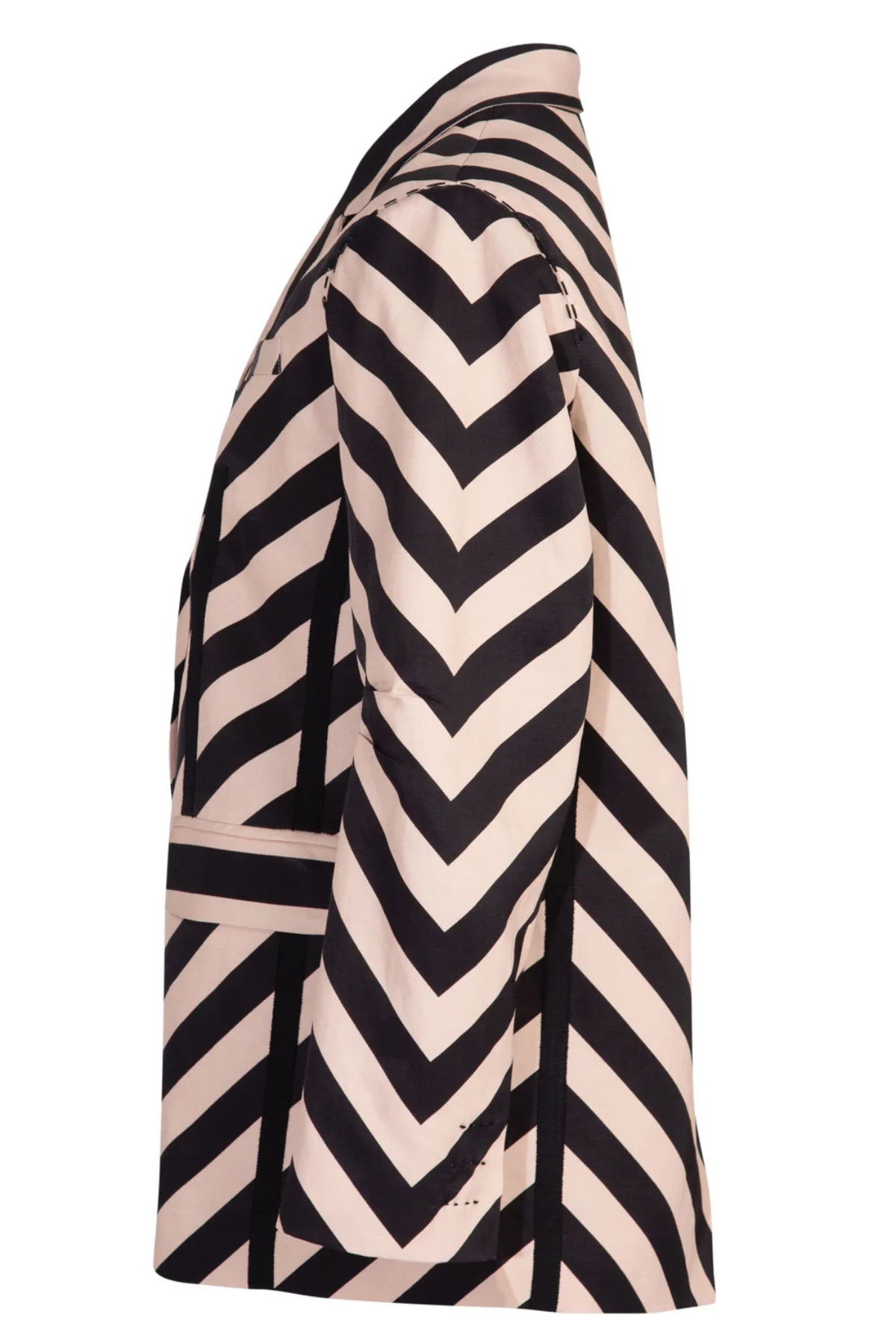 LOVE AT FIRST TUX JACKET CHEVRON STRIPE