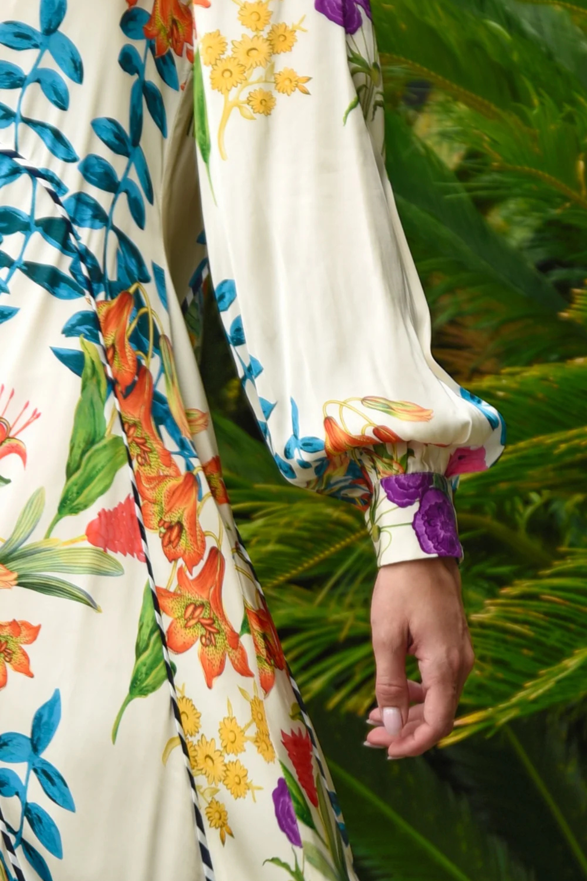 LOVE TO THE MAXI-MUM DRESS CREAM FLORAL