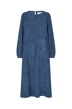 LUCAS MIDI DRESS DARK BLUE
