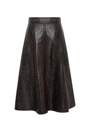 LUCENT MIDI SKIRT SNAKE PRINT