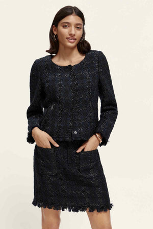 LUREX HOUNDSTOOTH BLAZER NIGHT
