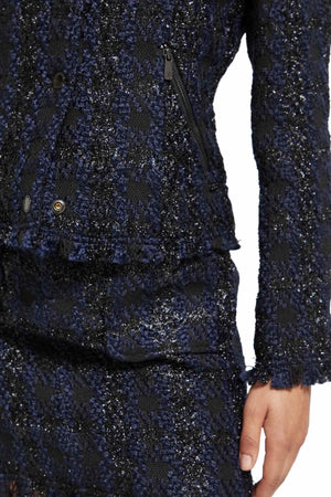 LUREX HOUNDSTOOTH BLAZER NIGHT