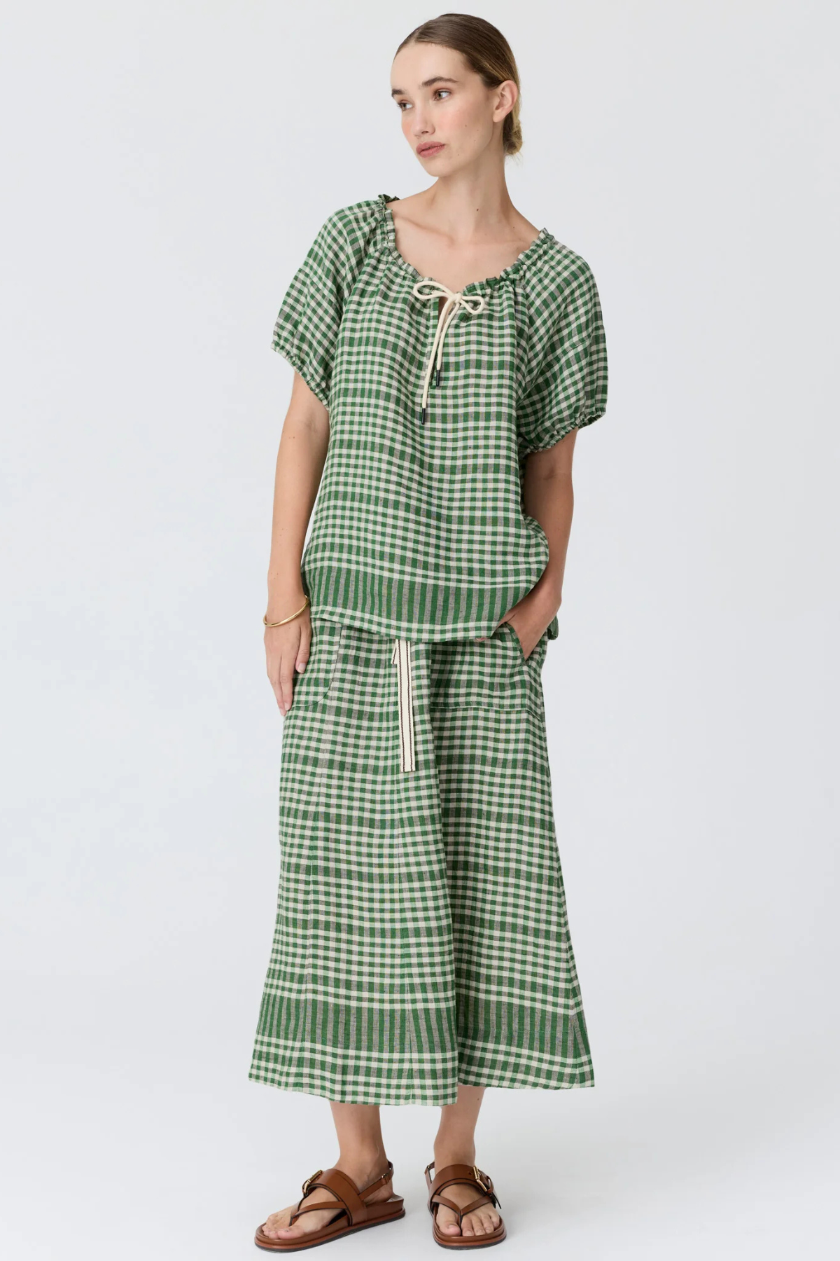 LUME TOP GINGHAM