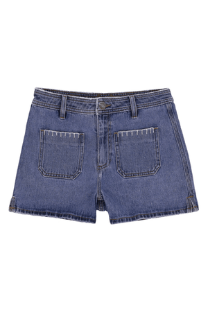 MABEL SHORT OVERDYED LILAC