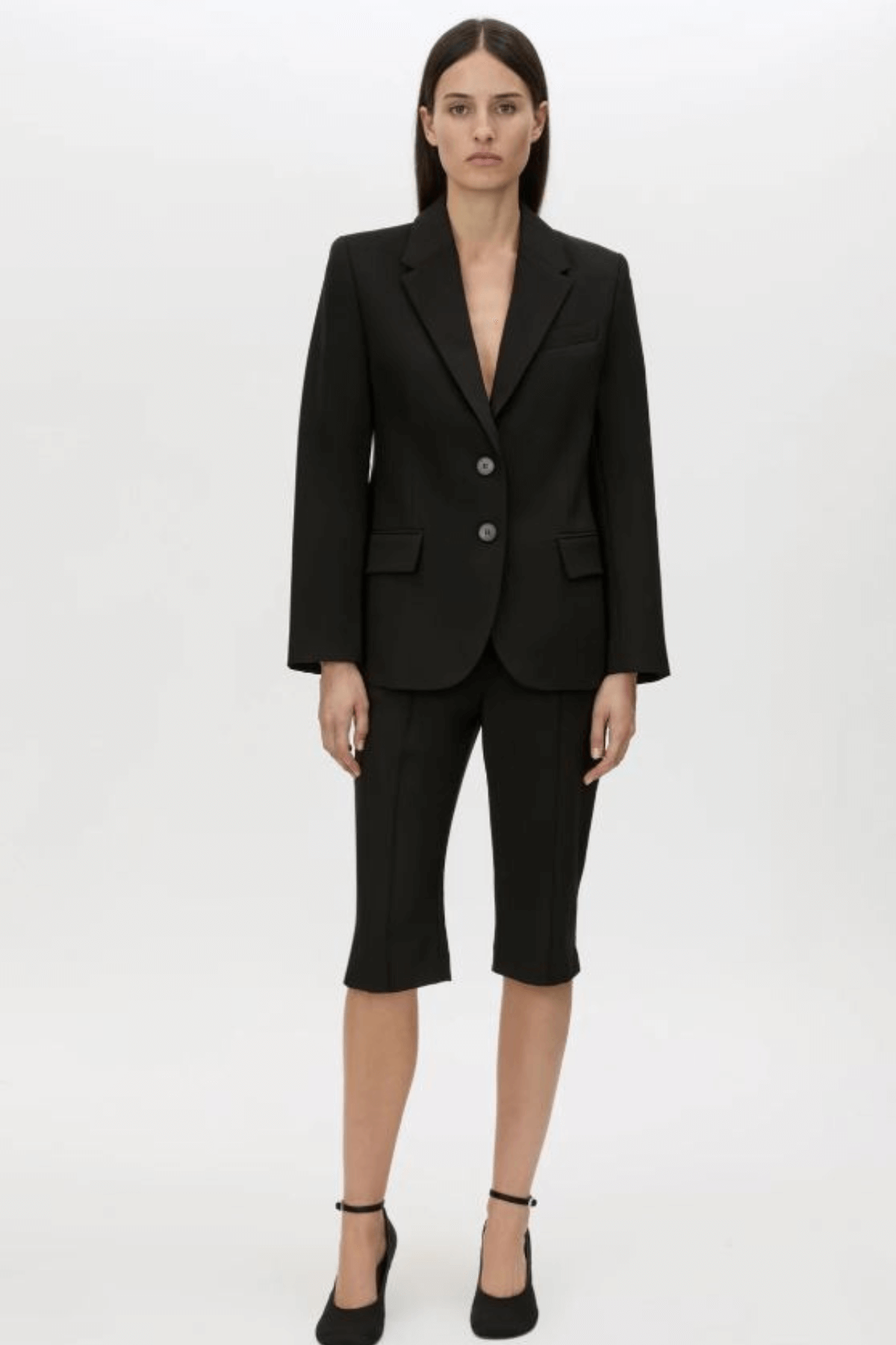MACKINLEY FITTED BLAZER BLACK