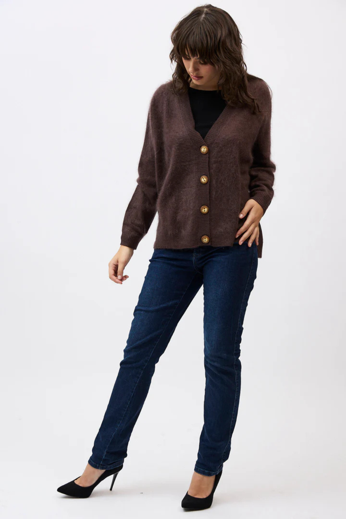 MACY CARDI DARK CHOCOLATE