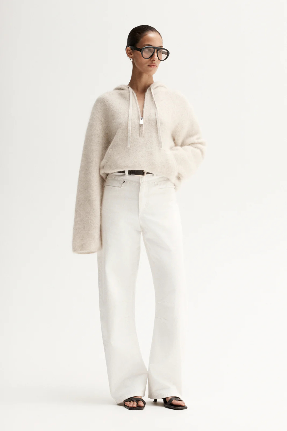 MADDEN KNIT JUMPER OATMARLE