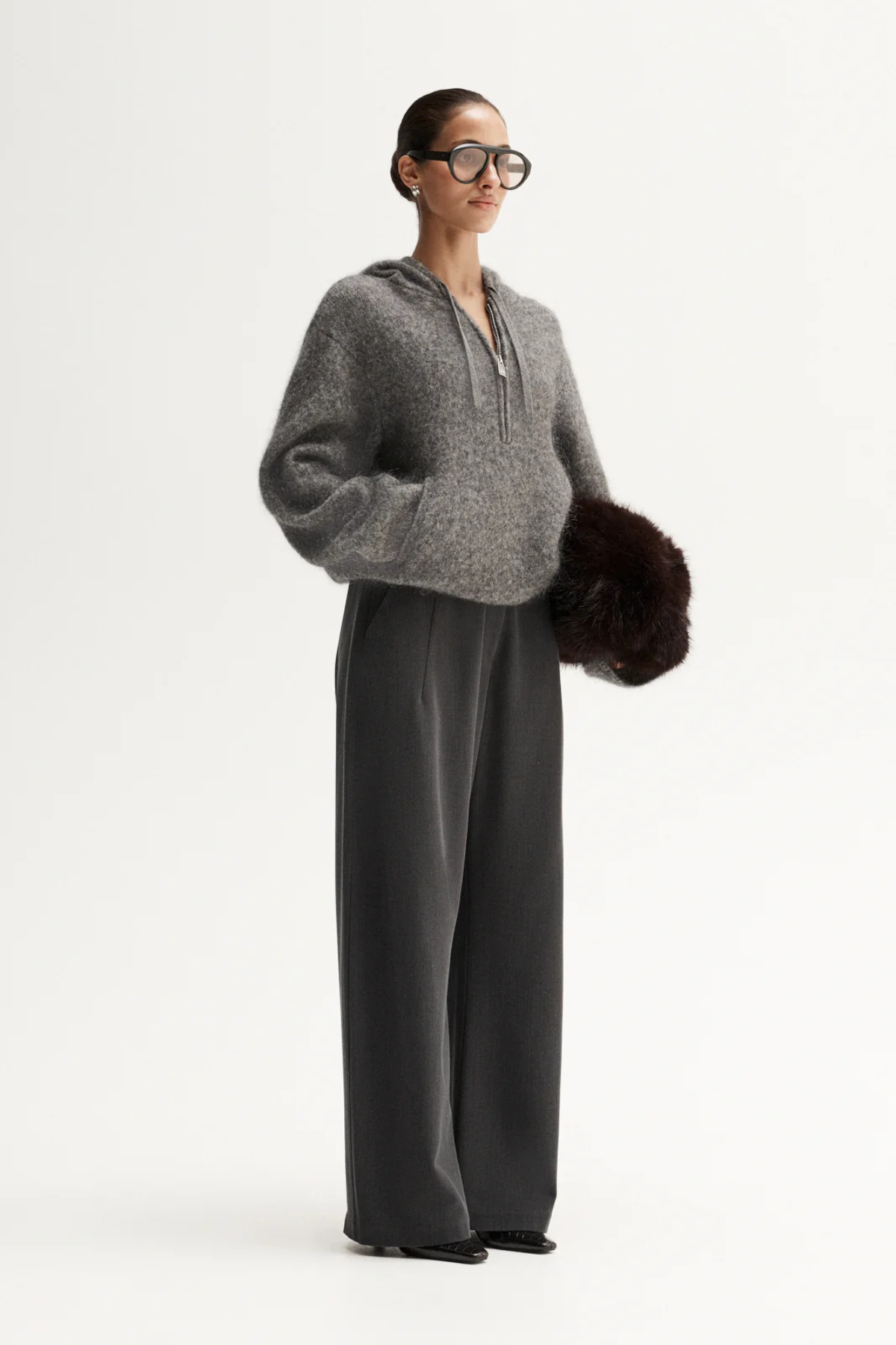 MADDEN KNIT JUMPER GREYMARLE