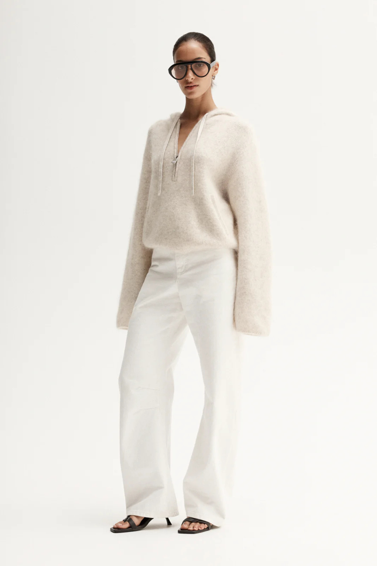 MADDEN KNIT JUMPER OATMARLE
