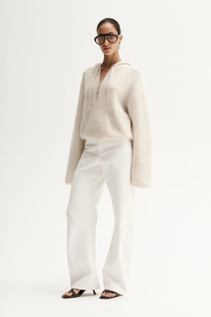 MADDEN KNIT JUMPER OATMARLE