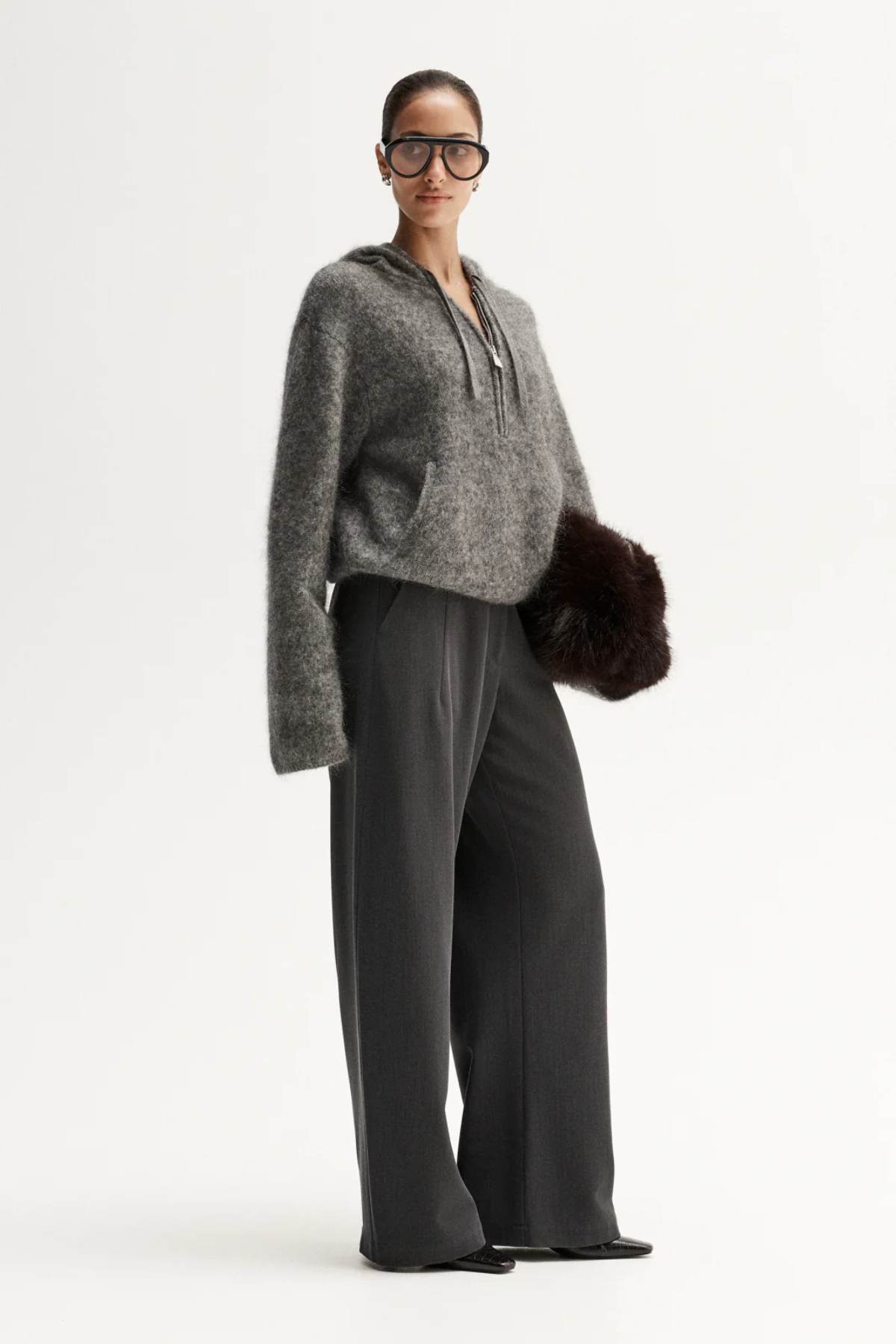 MADDEN KNIT JUMPER GREYMARLE