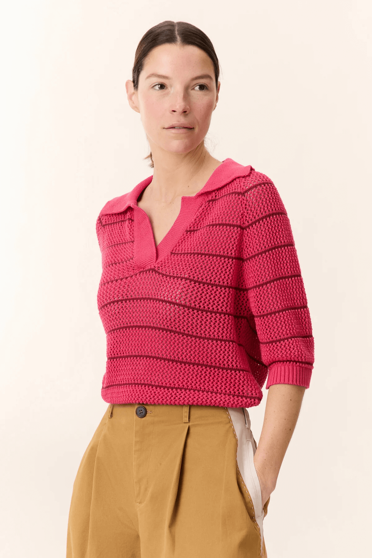 MAKE POLO-SHIRT PINK