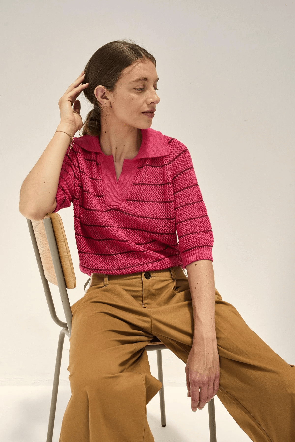 MAKE POLO-SHIRT PINK