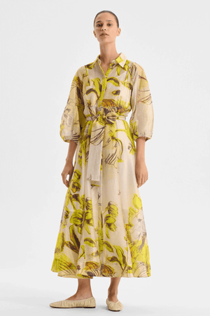 MAE SHIRT DRESS LEMON